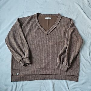 Simply Southern WomansV-Neck Sweatshirt